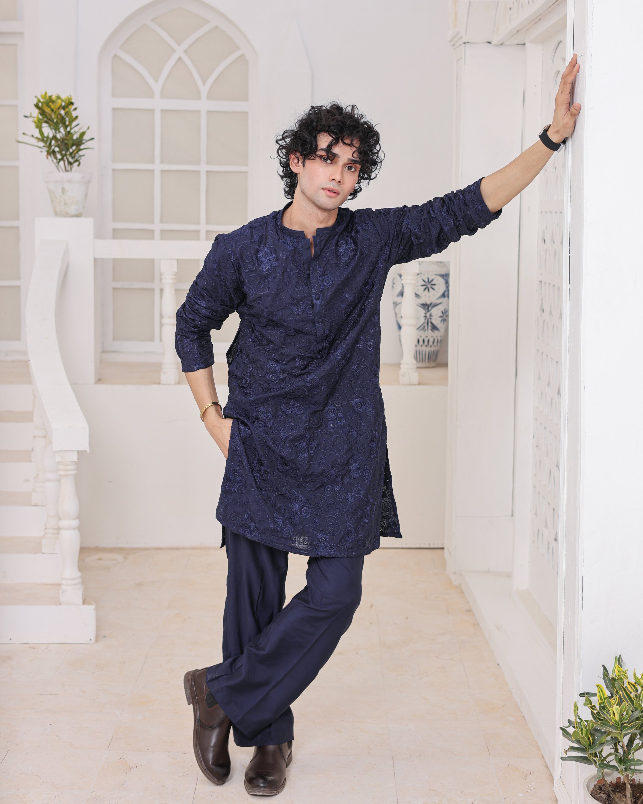 navy blue blank